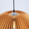 Pumpkin Wood Pendant Light