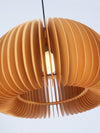 Pumpkin Wood Pendant Light