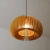 Pumpkin Wood Pendant Light