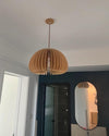 Pumpkin Wood Pendant Light