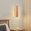 Rectangular Wall Light,Wood