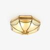 Retro octagonal texture bedroom ceiling lamp