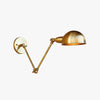 Faltbare Retro-Wandlampe aus Eisen