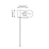 Retro bedside wall lamp