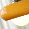Retro glass bedside pendant light