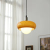 Retro glass bedside pendant light