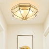 Retro octagonal texture bedroom ceiling lamp