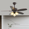 Retro medieval style restaurant fan lamp