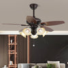 Retro medieval style restaurant fan lamp