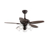 Retro medieval style restaurant fan lamp