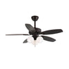 Retro medieval style restaurant fan lamp