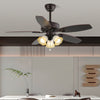 Retro medieval style restaurant fan lamp