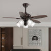 Retro medieval style restaurant fan lamp
