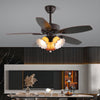 Retro medieval style restaurant fan lamp