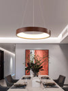 Round Pendant Lamp,Wooden Dining Room