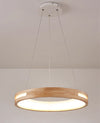 Round Pendant Lamp,Wooden Dining Room