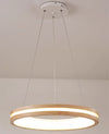 Round Pendant Lamp,Wooden Dining Room