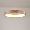 Round Pendant Lamp,Wooden Dining Room