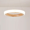 Round Pendant Lamp,Wooden Dining Room