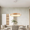 Round Pendant Lamp,Wooden Dining Room