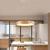 Round Pendant Lamp,Wooden Dining Room