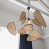 Screen Cannage Suspension Chandelier