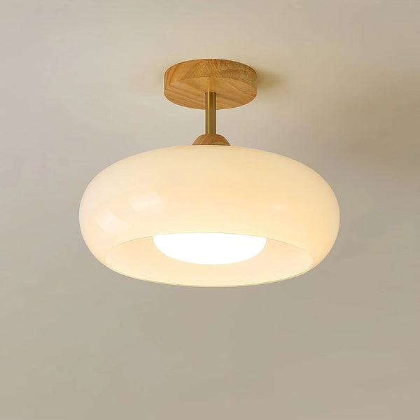 Simple spherical entrance corridor ceiling lamp