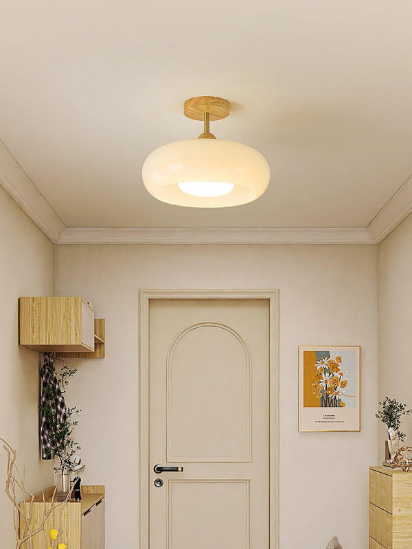 Simple spherical entrance corridor ceiling lamp
