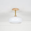 Simple spherical entrance corridor ceiling lamp