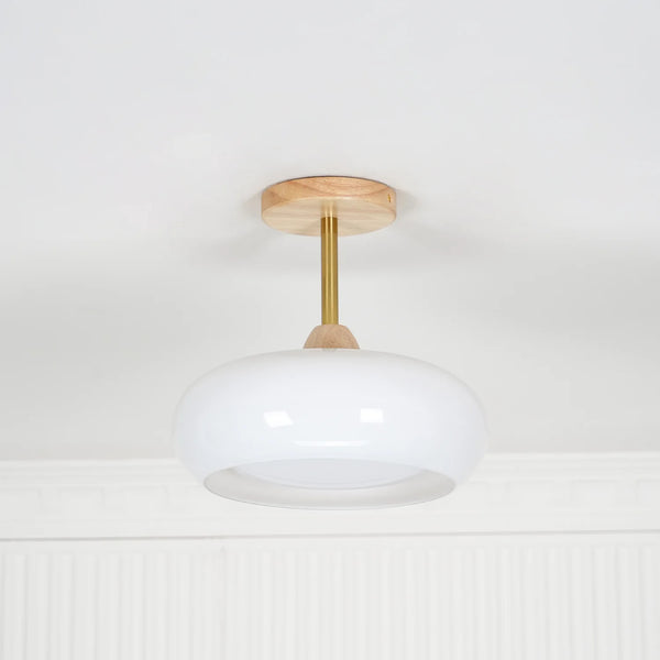 Simple spherical entrance corridor ceiling lamp