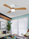Simple style bedroom living room ceiling fan light