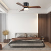 Simple style bedroom living room ceiling fan light