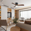 Simple style bedroom living room ceiling fan light