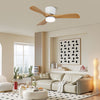 Simple style bedroom living room ceiling fan light