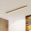 Solid Wood Long Strip Ceiling Lamp