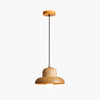 Solid Wood Small Hat Pendant Lamp, Dining Room Lamp