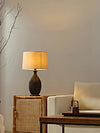 Study Red Plum Ceramic Art Table Lamp