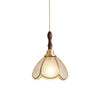 American retro stained glass small chandelier