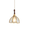American retro stained glass small chandelier
