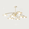 Cream style flying saucer chandelier