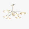 Cream style flying saucer chandelier