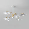 Cream style flying saucer chandelier