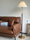 Vintage Pleated Floor Lamp