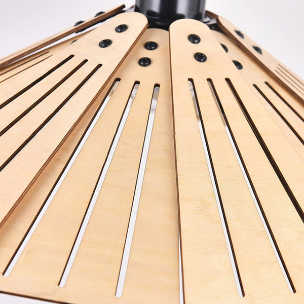 Vintage Wooden Pendant Light, Dining Room