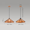 Vintage Wooden Pendant Light, Dining Room