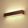 Wall Mounted Mirror Front Light, Wooden Rectangular Bathroom Vanity Light