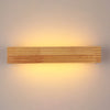 Wall Mounted Mirror Front Light, Wooden Rectangular Bathroom Vanity Light