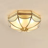 Retro octagonal texture bedroom ceiling lamp