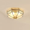 Retro octagonal texture bedroom ceiling lamp