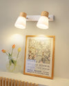 White Glass Wall Light